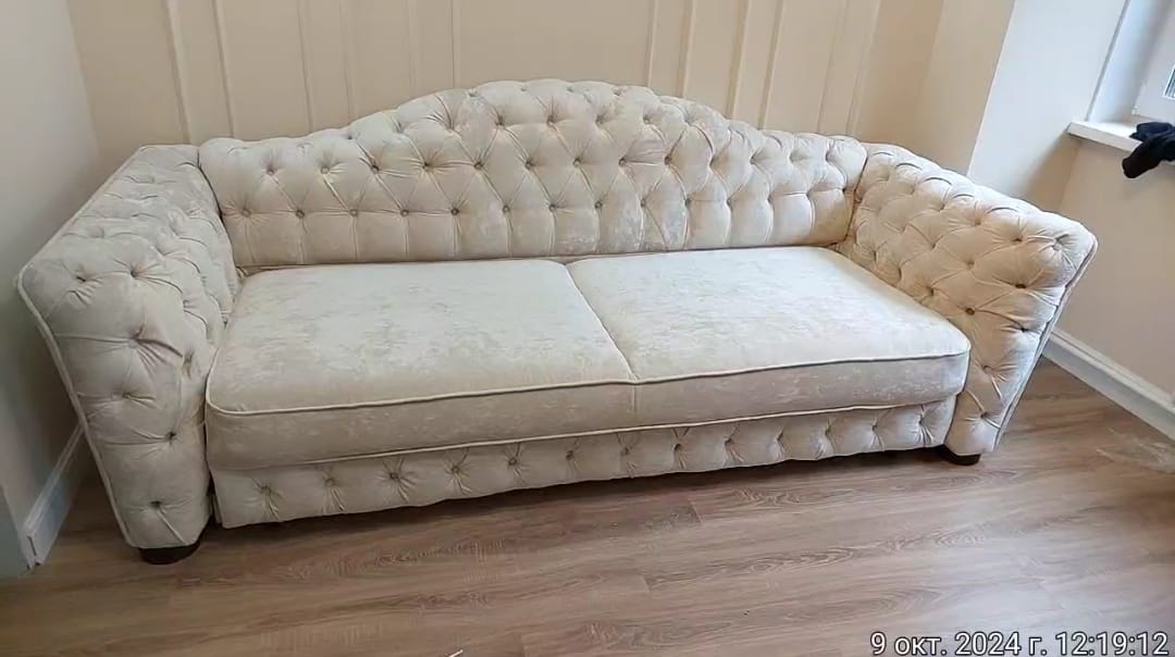 Замена обивки дивана на дому. Первомайская